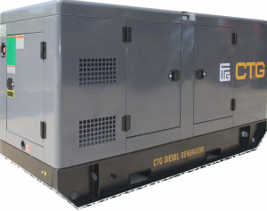 Дизельный генератор CTG AD-400SD в кожухе