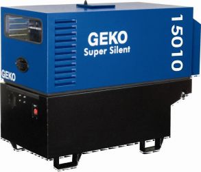 Дизельный генератор Geko 15010 ED-S/MEDA SS с АВР в кожухе