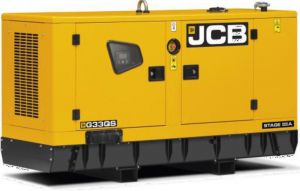 Дизельный генератор JCB G33QS в кожухе