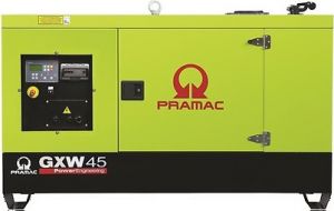 Дизельный генератор Pramac GXW 45 W в кожухе