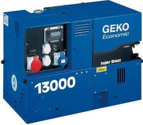 Бензиновый генератор Geko 13000 ED-S/SEBA SS BLC с АВР в кожухе