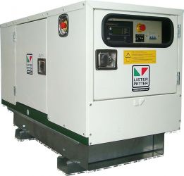Дизельный генератор Lister Petter LWA 27/LLD 250 с АВР в кожухе