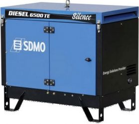 Дизельный генератор SDMO DIESEL 6500 TE AVR SILENCE с АВР в кожухе