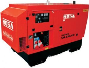 Дизельный генератор Mosa GE 7554 YSX EAS в кожухе