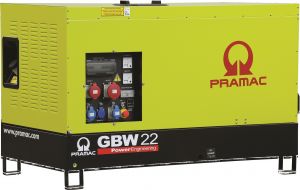 Дизельный генератор Pramac GBW 22 Y в кожухе