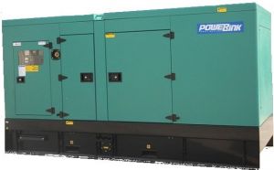 Дизельный генератор PowerLink GMS80PXS в кожухе