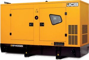 Дизельный генератор JCB G140QS с АВР в кожухе