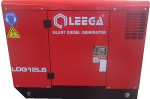 Дизельный генератор Leega LDG12 LS с АВР в кожухе