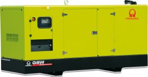 Дизельный генератор Pramac GSW 150 P в кожухе