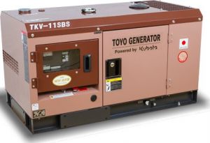 Дизельный генератор Toyo TKV-11SBS в кожухе