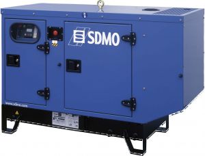 Дизельный генератор SDMO T 12HK в кожухе