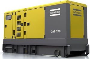 Дизельный генератор Atlas Copco QAS 200 с АВР в кожухе